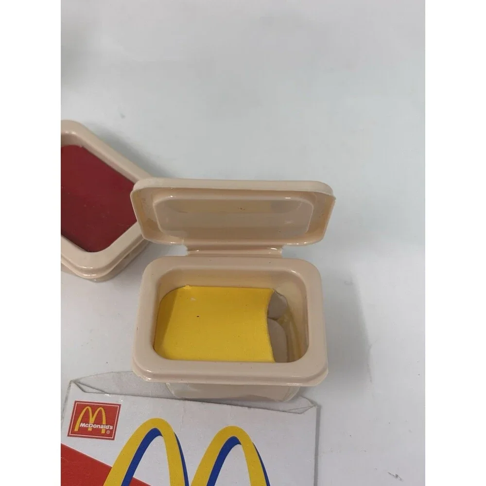 Vintage Fisher Price McDonalds Play Food Lot Hotcakes Sundae Fries Mixed Pieces